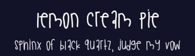 Lemon Cream Pie by Des Gomez — Script Handwritten Font — thumbnail 2