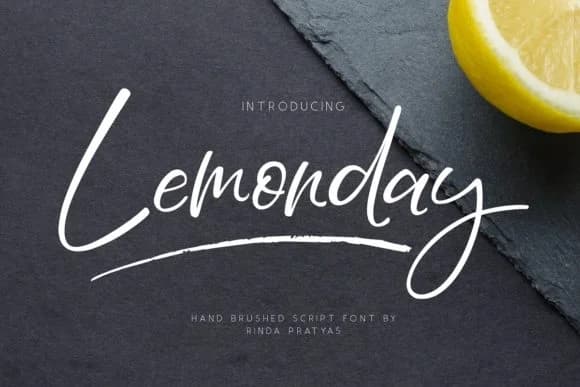 Lemonday Font by Rinda Pratyas — Script Handwritten Font