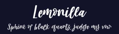 Lemonilla by Asd Studio — Script Handwritten Font — thumbnail 2