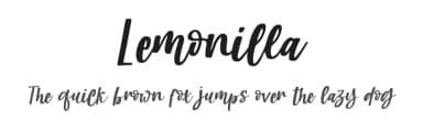 Lemonilla by Asd Studio — Script Handwritten Font — thumbnail 1