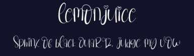 Lemonjuice by Micro Andi — Script Handwritten Font — thumbnail 2