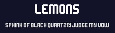 Lemons by Geronimo Font Studios — Sans Serif Font — thumbnail 2