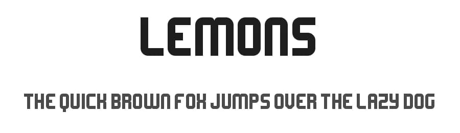 Lemons by Geronimo Font Studios — Sans Serif Font
