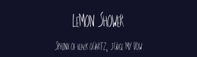 Lemon Shower by Xerographer Fonts — Script Handwritten Font — thumbnail 2