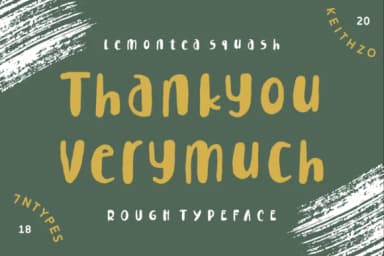 Lemontea Squash Font by Keithzo (7NTypes) — Script Handwritten Font — thumbnail 4