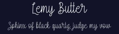Lemy Butter by Forberas Club — Script Handwritten Font — thumbnail 2