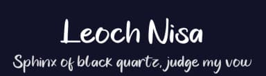 Leoch Nisa by Paily Studio — Script Handwritten Font — thumbnail 2