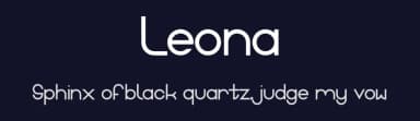 Leona by Jay Hooper — Sans Serif Font — thumbnail 2