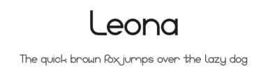 Leona by Jay Hooper — Sans Serif Font — thumbnail 1