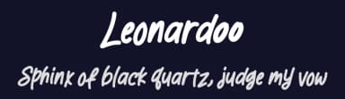 Leonardoo by Elbanadha Creative — Script Handwritten Font — thumbnail 2