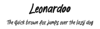 Leonardoo by Elbanadha Creative — Script Handwritten Font — thumbnail 1