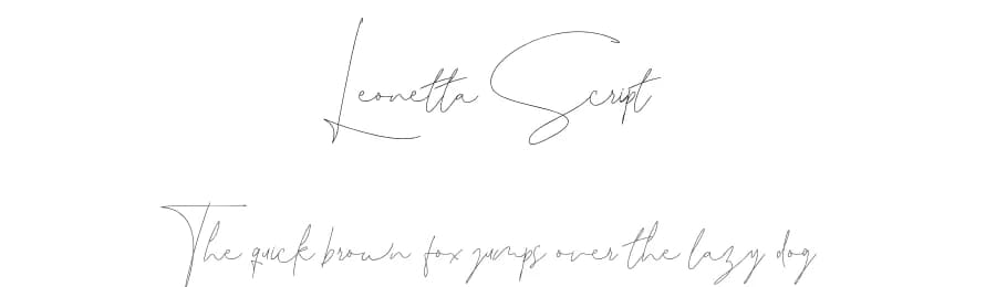 Leonetta Script by Angin Studio — Script Handwritten Font