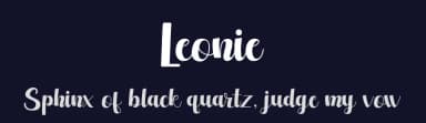 Leonie by 3rieart — Script Handwritten Font — thumbnail 2
