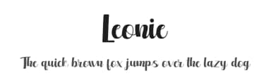 Leonie by 3rieart — Script Handwritten Font — thumbnail 1