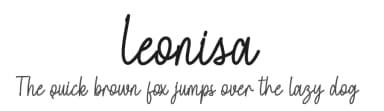 Leonisa by Yoga Letter — Script Handwritten Font — thumbnail 1