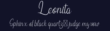 Leonita by Edric Studio — Script Handwritten Font — thumbnail 2