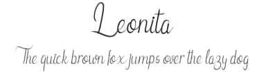 Leonita by Edric Studio — Script Handwritten Font — thumbnail 1