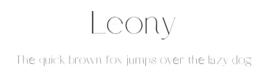 Leony by Gholib Tammami — Serif Font — thumbnail 1