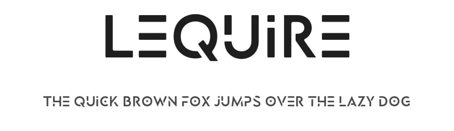 Lequire by Saridezra — Sans Serif Font