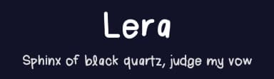 Lera by Lauren Ashby — Script Handwritten Font — thumbnail 2