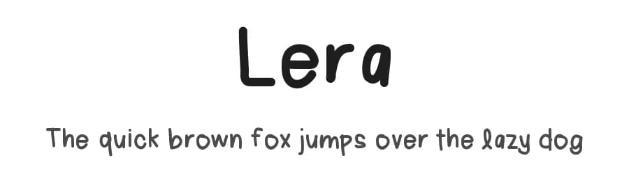 Lera by Lauren Ashby — Script Handwritten Font