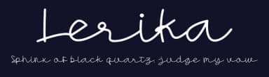 Lerika by Tychitype — Script Handwritten Font — thumbnail 2