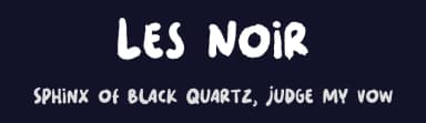 Les Noir by Excellent Ritma Florendia — Script Handwritten Font — thumbnail 2