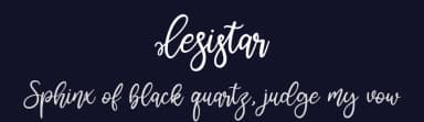 Lesistar by Abas Creative — Script Handwritten Font — thumbnail 2