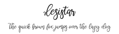 Lesistar by Abas Creative — Script Handwritten Font — thumbnail 1