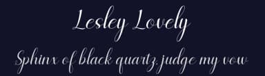 Lesley Lovely by Letterena Studios — Script Handwritten Font — thumbnail 2