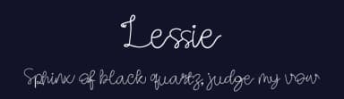 Lessie by Dhabee Studio — Script Handwritten Font — thumbnail 2