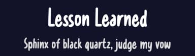 Lesson Learned by Gassstype — Script Handwritten Font — thumbnail 2