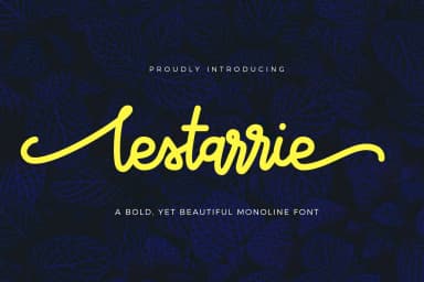 Lestarrie Font by Typoerba — Script Handwritten Font — thumbnail 1