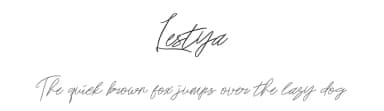 Lestya by Mozyen Studio — Script Handwritten Font — thumbnail 1