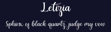 Letizia by Fadlilah Studio — Script Handwritten Font — thumbnail 2