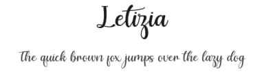Letizia by Fadlilah Studio — Script Handwritten Font — thumbnail 1