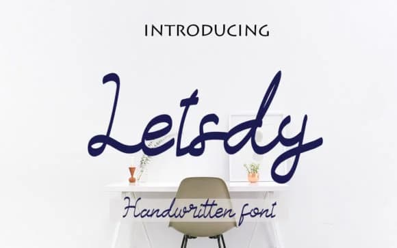 Letsdy Font by Letterdy — Script Handwritten Font