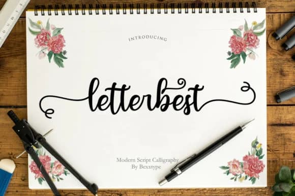 Letterbest Script Font by Bexx Type — Script Handwritten Font