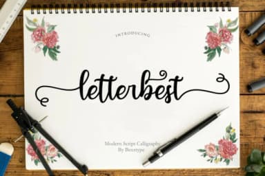 Letterbest Script Font by Bexx Type — Script Handwritten Font — thumbnail 1