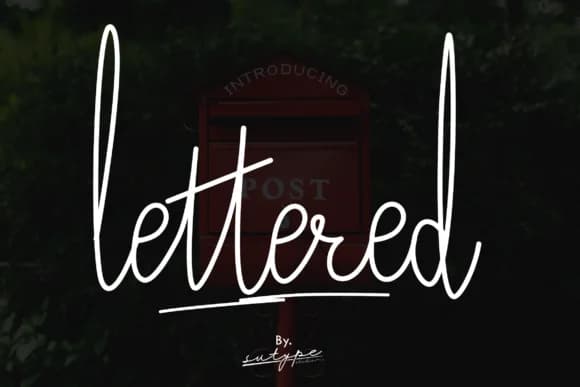 Lettered Font by Sutype — Script Handwritten Font — preview 1