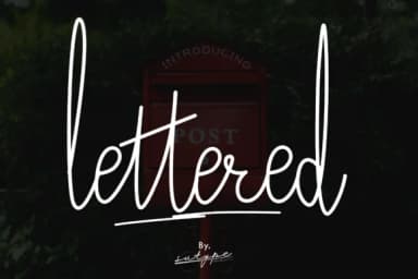 Lettered Font by Sutype — Script Handwritten Font — thumbnail 1
