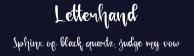 Letterhand by Al Ghul — Script Handwritten Font — thumbnail 2