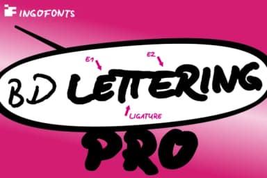 Lettering Pro Font by ingoFonts — Script Handwritten Font — thumbnail 1