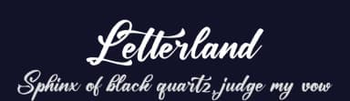 Letterland by Letterena Studios — Script Handwritten Font — thumbnail 2
