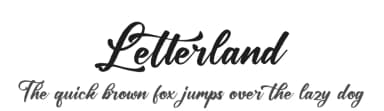 Letterland by Letterena Studios — Script Handwritten Font — thumbnail 1