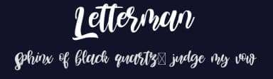Letterman by Noah Type — Script Handwritten Font — thumbnail 2