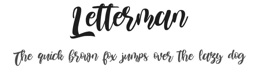 Letterman by Noah Type — Script Handwritten Font