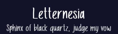 Letternesia by Eko Samp — Script Handwritten Font — thumbnail 2