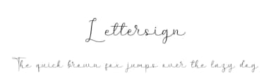Lettersign by JunCreative — Script Handwritten Font — thumbnail 1
