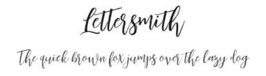 Lettersmith by Anwar — Script Handwritten Font — thumbnail 1